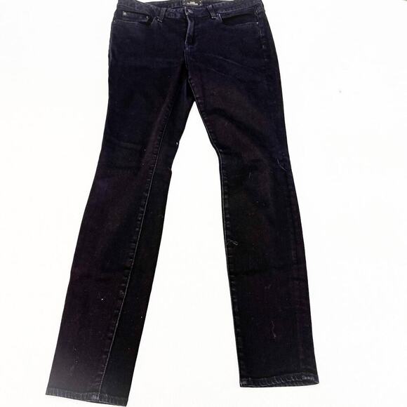 The Castings Mid Rise Skinny Overdye Black Denim Jeans Size 30 - Picture 2 of 9